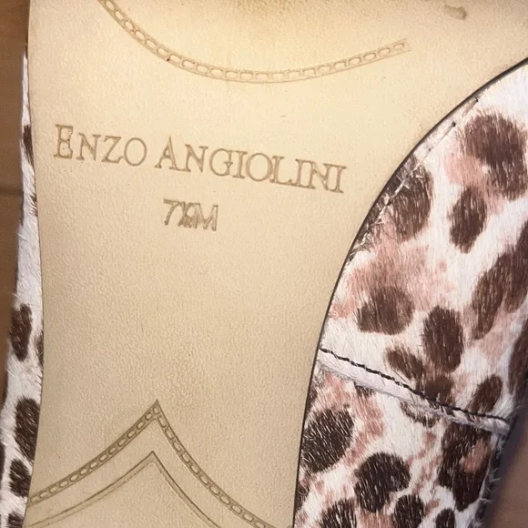 Enzo Angiolini Animal Print Heels - Picture 6 of 6